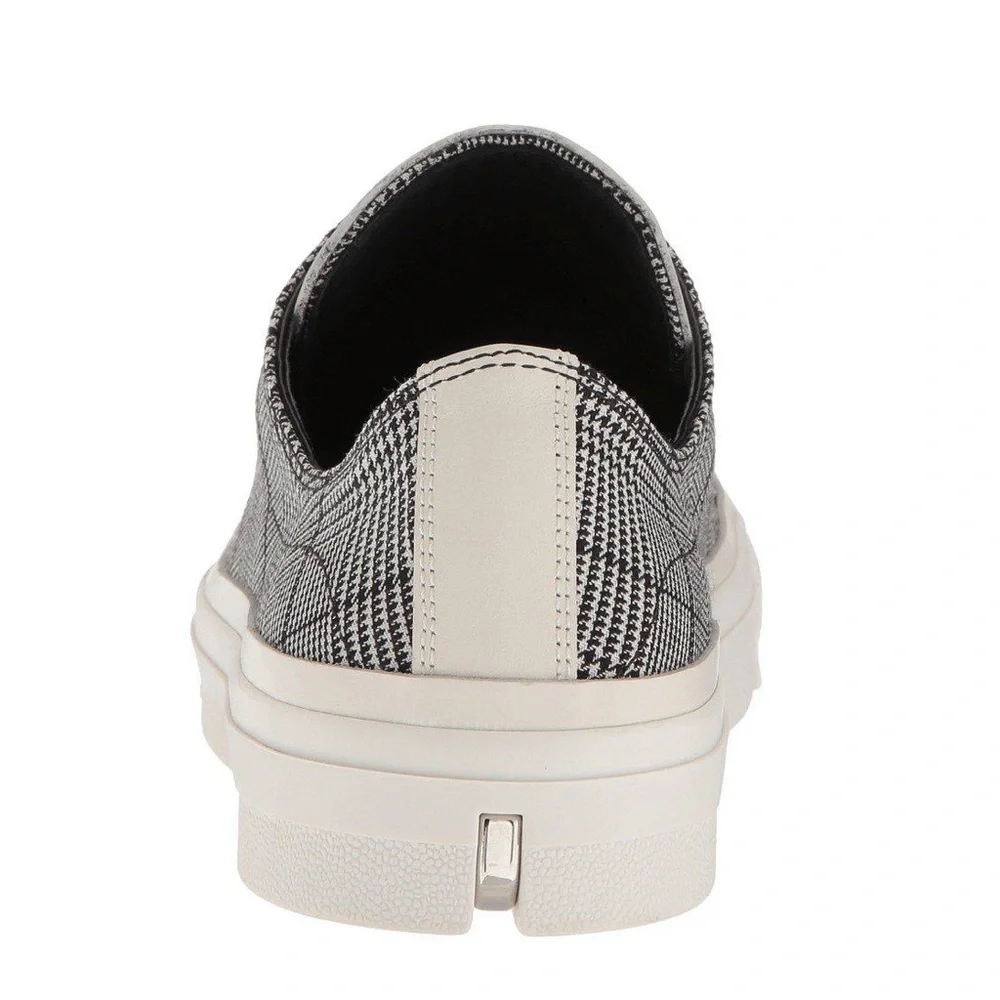 Alexander McQueen Plaid Leather Low Sneakers Sz 12